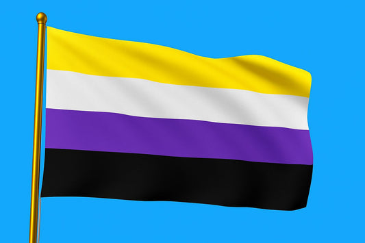 Vlag Non-Binaire 200x300 cm