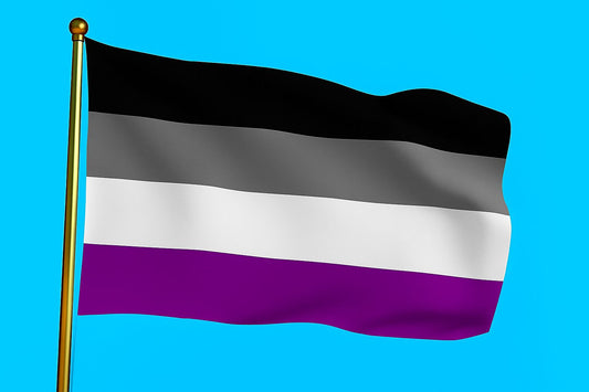 Vlag Aseksualiteit 200x300 cm